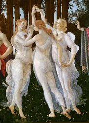 Primavera (detail of the Three Graces)